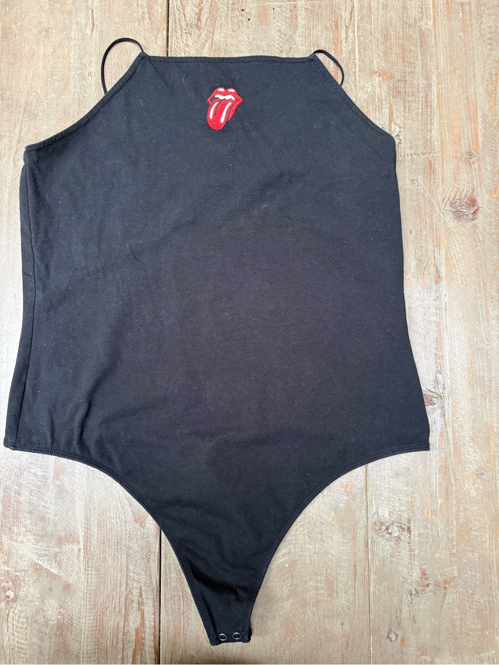 Rolling Stones Black BodySuit American Eagle